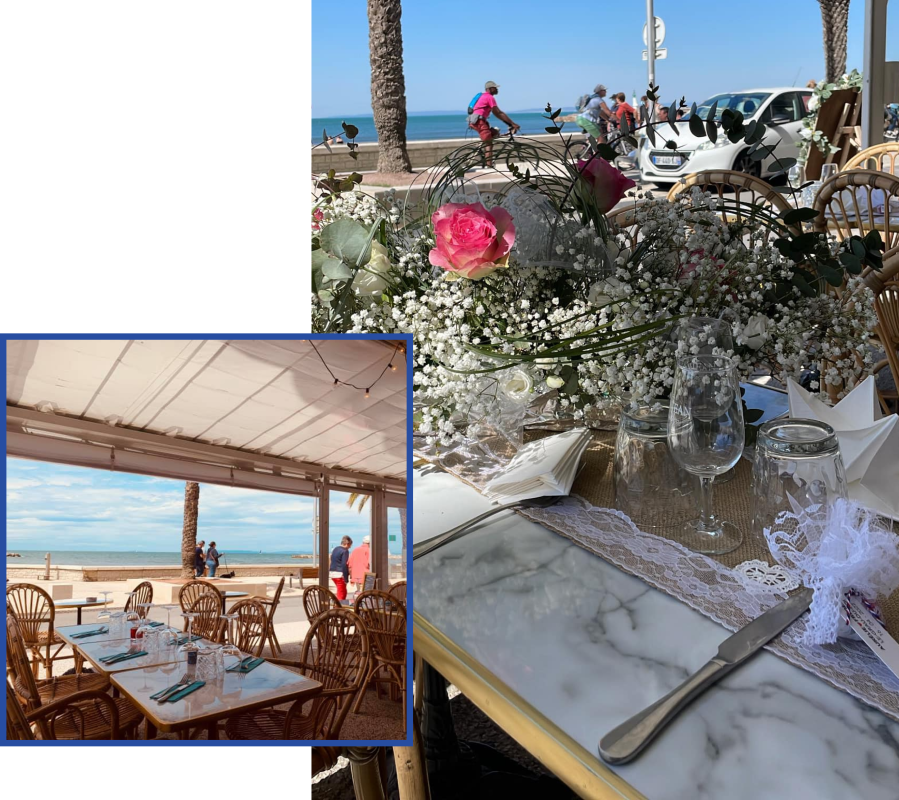 Le restaurant - Le Marin'Air - restaurant LE GRAU-DU-ROI - Le Grau du Roi restaurant Bord de Mer